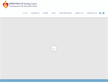 Tablet Screenshot of jpiihealingcenter.org